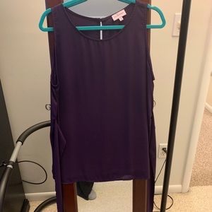 Molly & Isadora 1X purple blouse